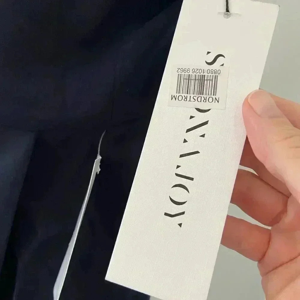 NWT Shona Joy Navy Cocktail Dress size US 2 - Picture 7 of 12